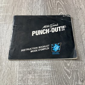 Mike Tyson's Punch-Out (Nintendo NES, 1987) Cartridge w/ Manual & Sleeve TESTED