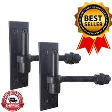 ® 2 Stück Schwerlast Torscharniere mit 12 mm Stift und 12 mm x 100 mm Toraugenschrauben, t