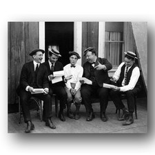 Buster Keaton, Joe Mitchell, Clyde Bruckman, Jean Havez, Eddie Kline Photo 8x10