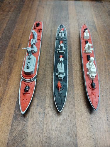 Matchbox Sea Kings K301 Frigate/K305 Subchaser K302 Corvette/K306 Convoy Escort 