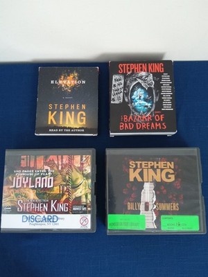 Lot of 4 - Stephen King - Audiobooks CD - Unabridged - Ex-Library