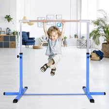 NNECW Gymnastics Training Bar with Non-slipping Rubber Pads for Indoor