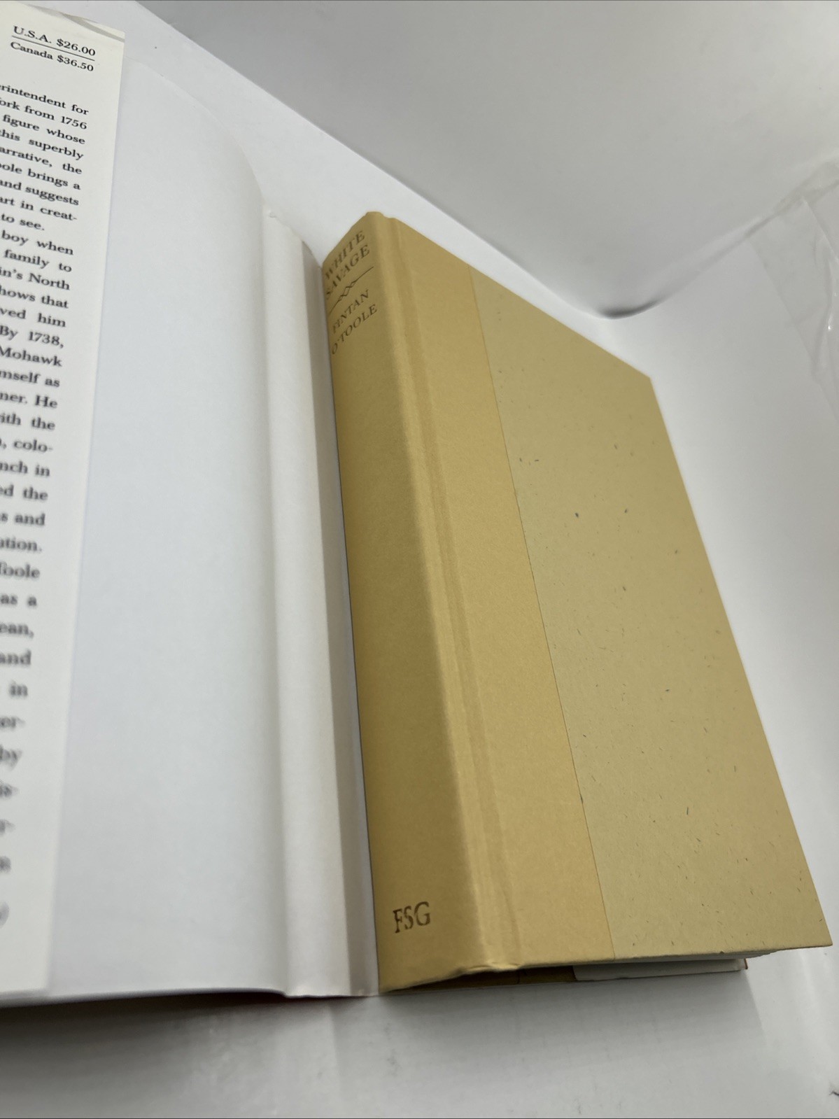 White Savage : William Johnson and the Invention of America by Fintan O'toole...