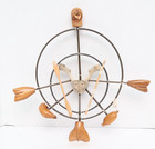 Vintage Yupik Inuit Spirit Wheel Mask Northwest Coast Native Eskimo Art