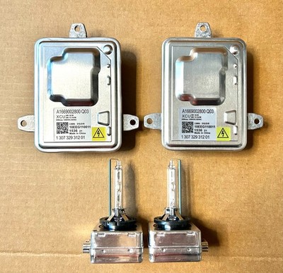 2x New for 14-16 Maserati Ghibli Xenon Ballast HID Control Unit Module + Bulbs