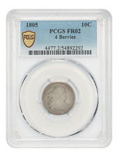 1805 10C PCGS Fair 02 (4 Berries) - Draped Bust Dime