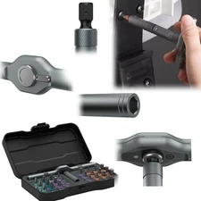 Home Repairs 24 In 1 Multi Bit Magnetic Screwdriver Set Multifunctional Toolbox 