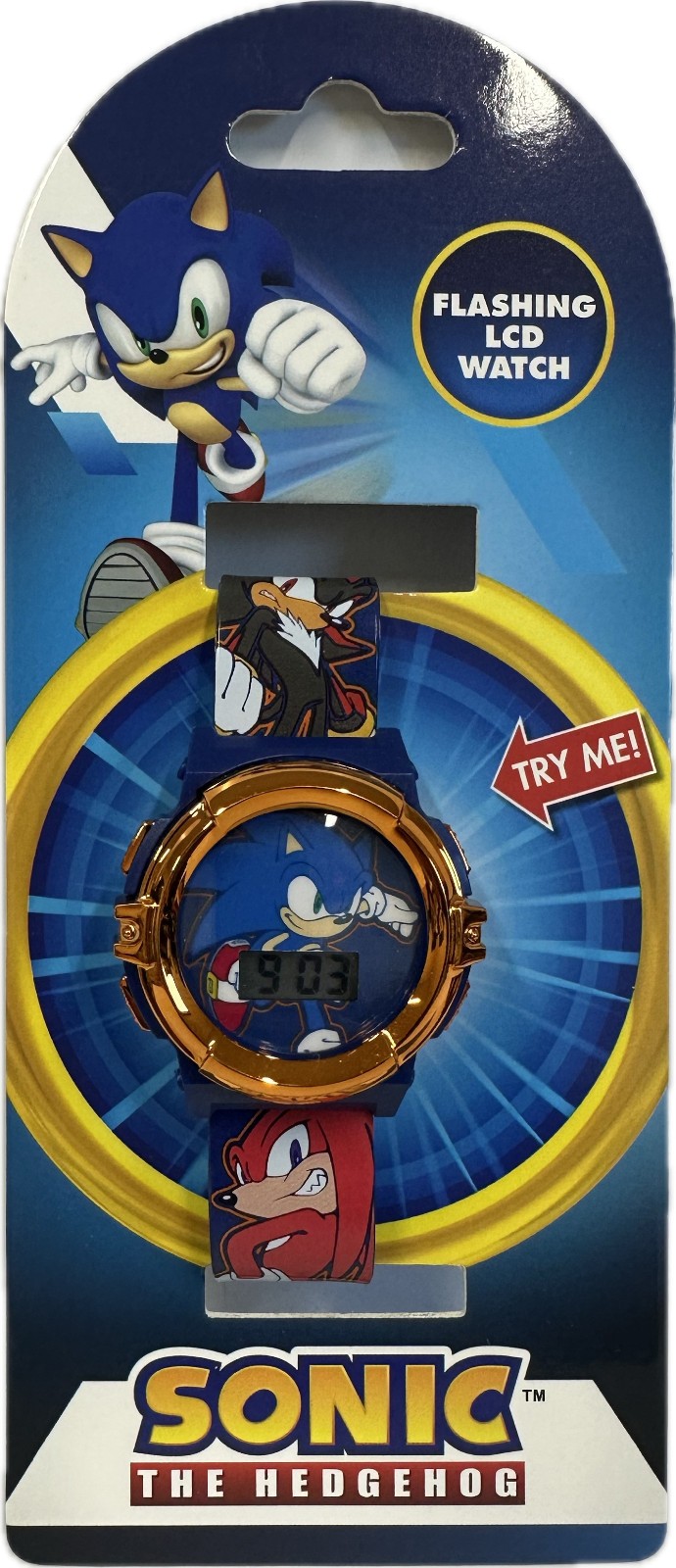 Watch - Sonic the Hedgehog - Shiny Wristwatch Digital w/Flashing LCD Lights Boys