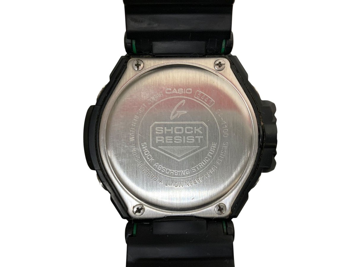 CASIO G-SHOCK GA-1100 Black Men's Watch with Scratches | eBay