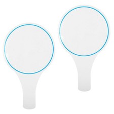 2 Pcs Hand Held White Board Handheld Small Whiteboard Mini Dry Erase Paddles