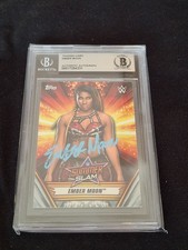 EMBER MOON WWE WWF AUTHENTIC HAND SIGNED AUTOGRAPHED CARD BECKETT