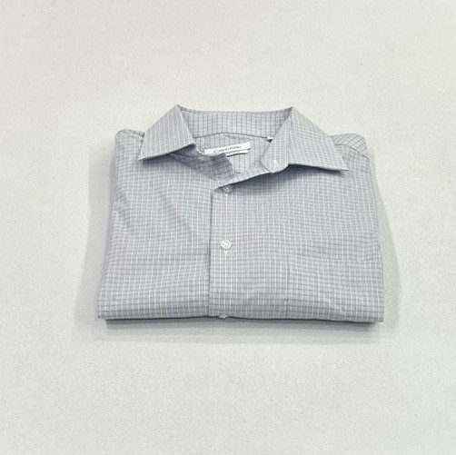 Calvin Klein Men's Wrinkle Free Dress Shirt, Blue, Size L (16-16.5, 34/35)