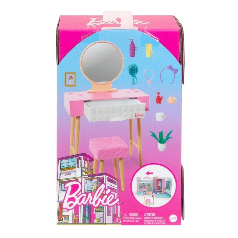 194735095056 Мебель и аксессуары для Барби Туалетный столик Mattel 5590₽
