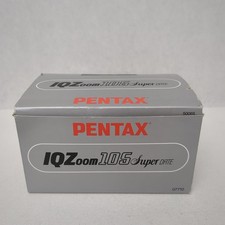Pentax IQZoom 105Super Date 35-105mm Point Shoot Film Camera Box Japan