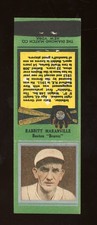 1934 Diamond Matchbooks U1 Baseball #124 Rabbit Maranville EX *d2