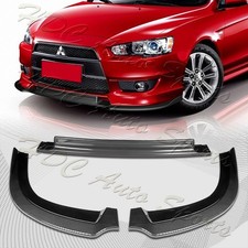 For 2008-2015 Mitsubishi Lancer Ra-style Carbon Look Front Bumper Spoiler Lip For 2008-2015 Mitsubishi Lancer Ra-style Carbon Look Front Bumper Spoiler Lip