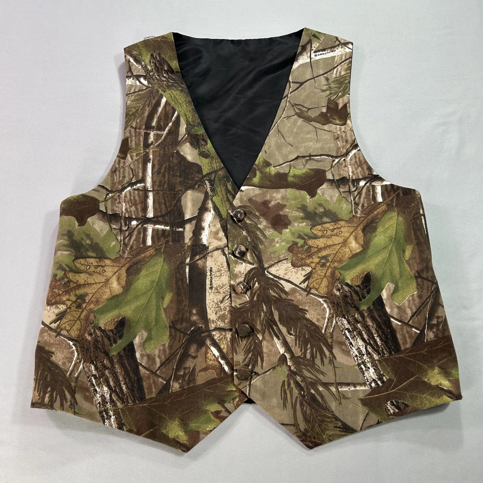 Realtree Vest Mens Medium Camouflage Camo Hunting Dress Outdoors Formal Adjustab
Opens in a new wind
