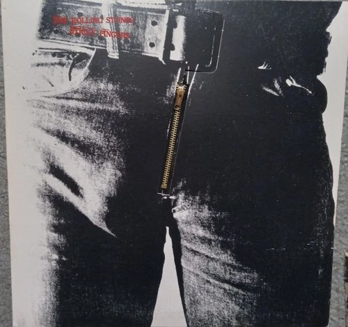 Rolling Stones Vinyl. Sticky Fingers. Early pressing 1971. Nice condition. Zippe