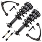 Front Struts Upper Control Arms Tie Rods For 07-13 Chevy Silverado Sierra 1500