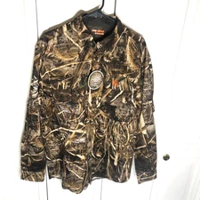 NWT Game Winner Men's Mdd Long Sleeve Button Down Hunting Shirt REALTREE MAX-5