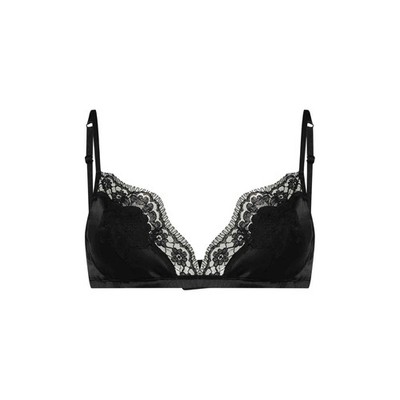 DOLCE & GABBANA Damen Seide Rggsno BH Soft Cup Schwarz Spitze Größe S UVP 233