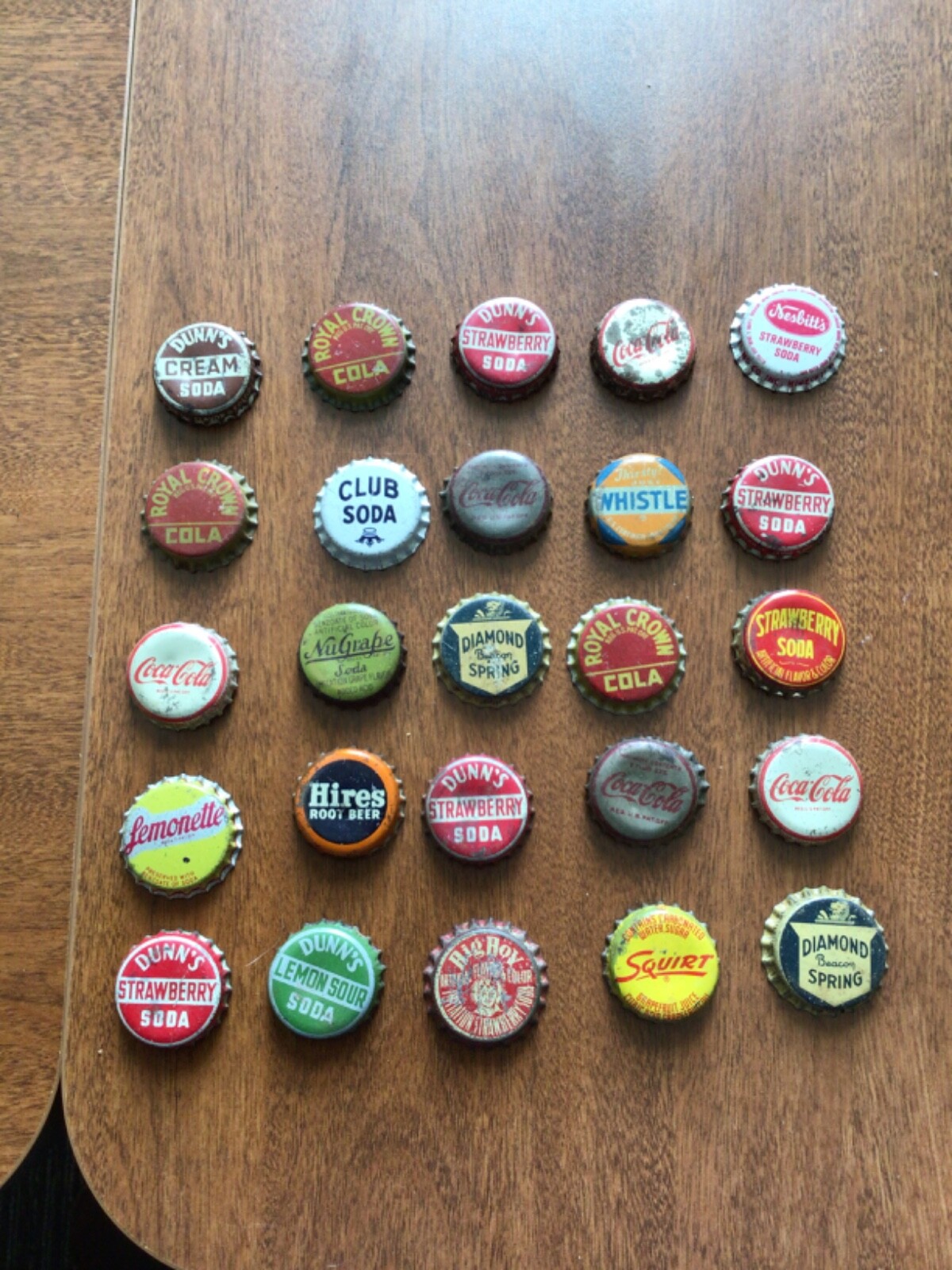 CORK LINED BOTTLE CAPS LOT OF 25 COKE NUGRAPE DUNNS ETC eBay