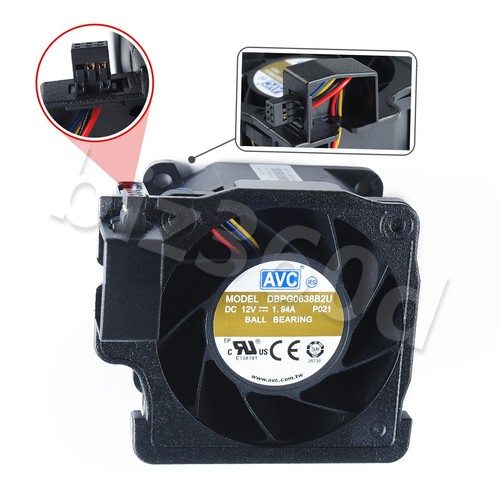 NEW Fan For Lenovo Thinksystem SR590 Server CPU Cooling Fan 01KP062 DBPG0638B2U - Picture 7 of 16