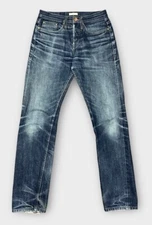 The Unbranded Brand UB301 Jeans Men 28x30 Raw Indigo Selvedge 14.5oz Denim