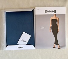NWT WOLFORD FATAL TUBE DRESS Iron Blue Small Bodycon Y2K Chic Elegant Stretch