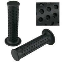 "Motorrad Griffgummi Schwarz FüR 7/8\" 22Mm Lenker 128Mm Geschlossen Scooter Griff"