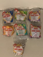 McDonalds 1996 Marvel Super Heroes Happy Meal Toys Set 7 1-6  Spider-Men Ball