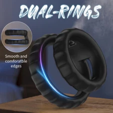 Silicone Penis Cock Ring Sex Toy For Man Longer Harder Stronger Erection Enhance