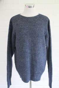 128 Wallace And Barnes J Crew Textured Cotton Linen Sweater M