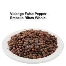 Vidanga False Pepper Embelia Ribes Whole Skin Wellness 100gm 3.5 OZ '