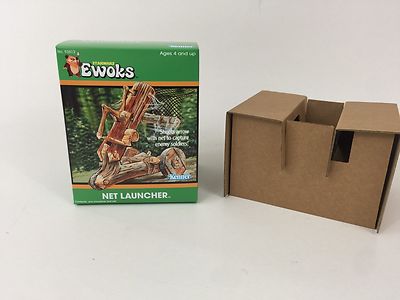 brandneue benutzerdefinierte ewoks Animated Cartoon Netzwerfer Box + Einlagen 