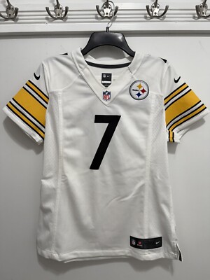 Nike OnField Pittsburg Steelers Ben Roethlisberger #7 NFL Jersey Kid Size M