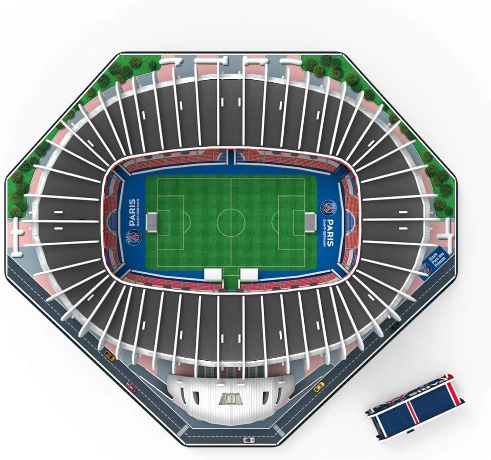 Puzzle PSG Paris St Germain Parc Des Princes 3D Stade Licence Officielle - Photo 2/3
