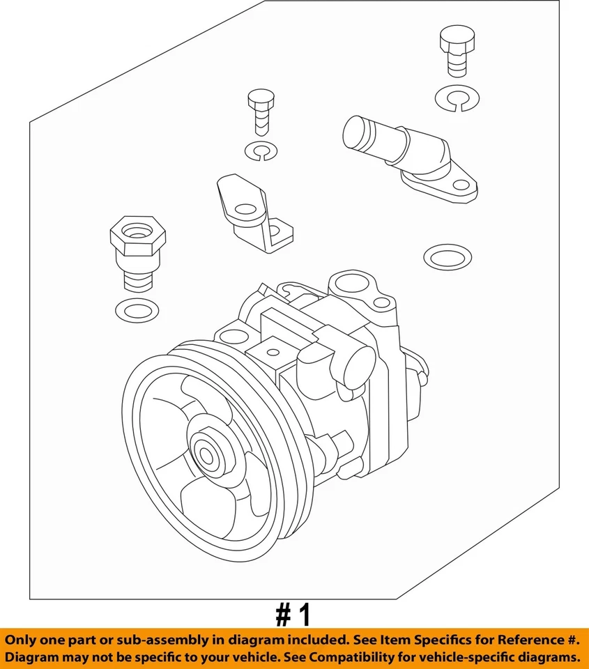 Bomba de dirección asistida usada se adapta a: Subaru Forester 2005 grado A Foto 4 de 4