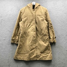 Vintage Clipper Mist All Weather Trench Coat Hooded Jacket Women's 10 Long Brown