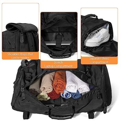 Backpack Big Capacity KAKA Carry On Backpack Durable Convertible
