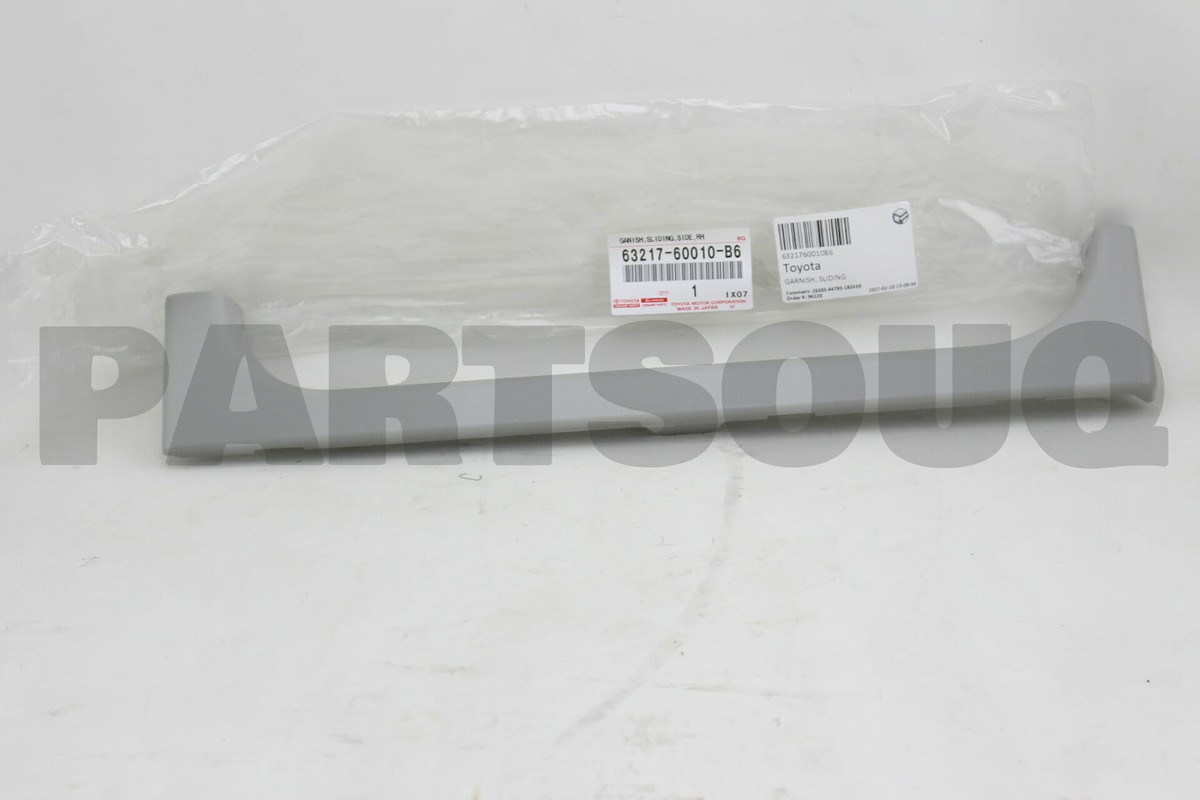 N 6321760060 Genuine Toyota GARNISH, SLIDING 63217-60060 | eBay