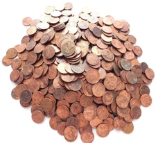 LOT 100 UNITED STATES OF AMERICA ONE CENT USA LINCOLN PENNY COINS 1951 - PRESENT