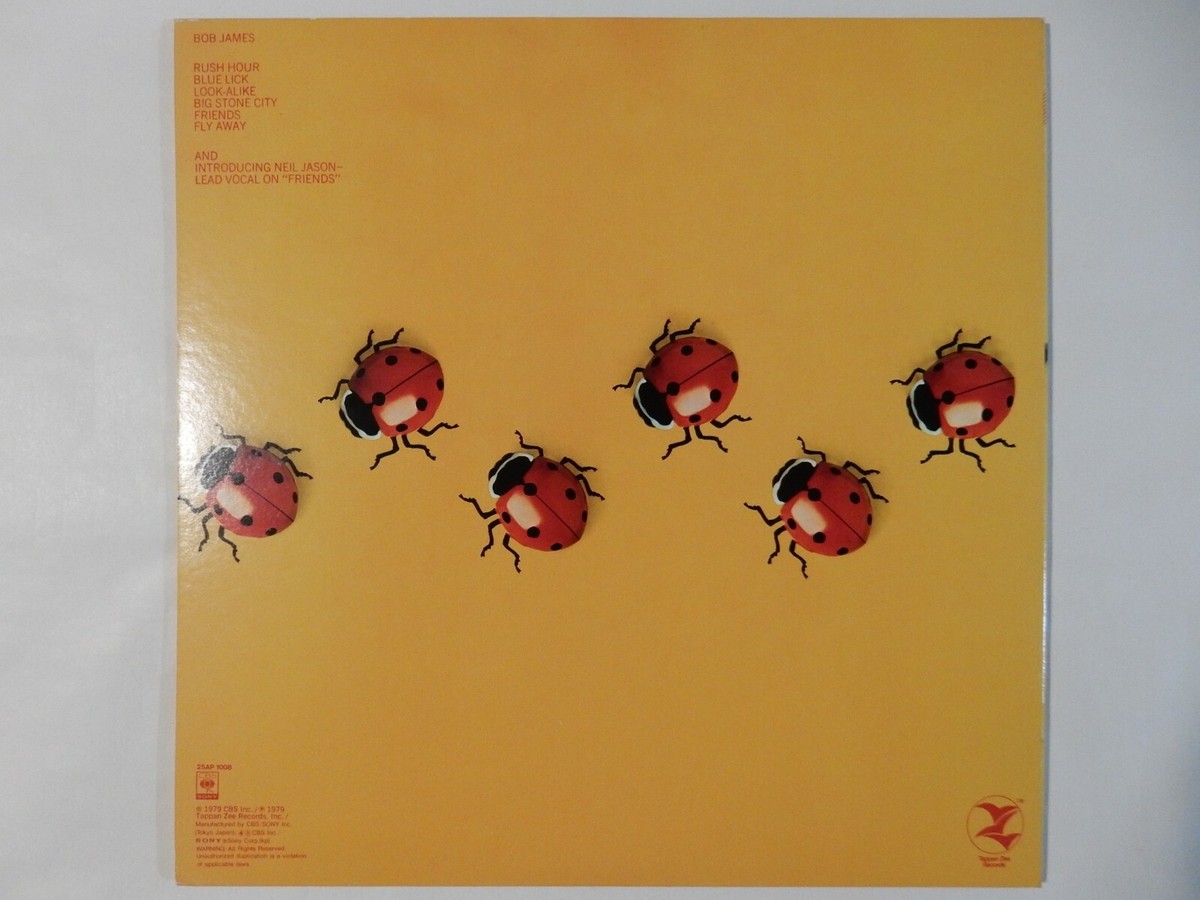 Bob James Lucky Seven Tappan Zee Records 25AP 1008 OBI JAPAN VINYL