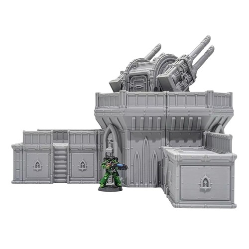 Fortified Defence Turret - 28mm 3D Printed Gothic Terrain for Tabletop Wargaming - Picture 6 of 10