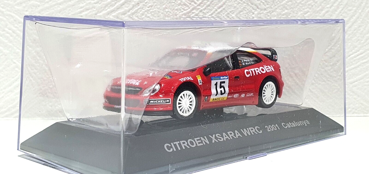1/64 CM's 2001 CITROEN XSARA RALLY CATALUNYA #15 diecast car model