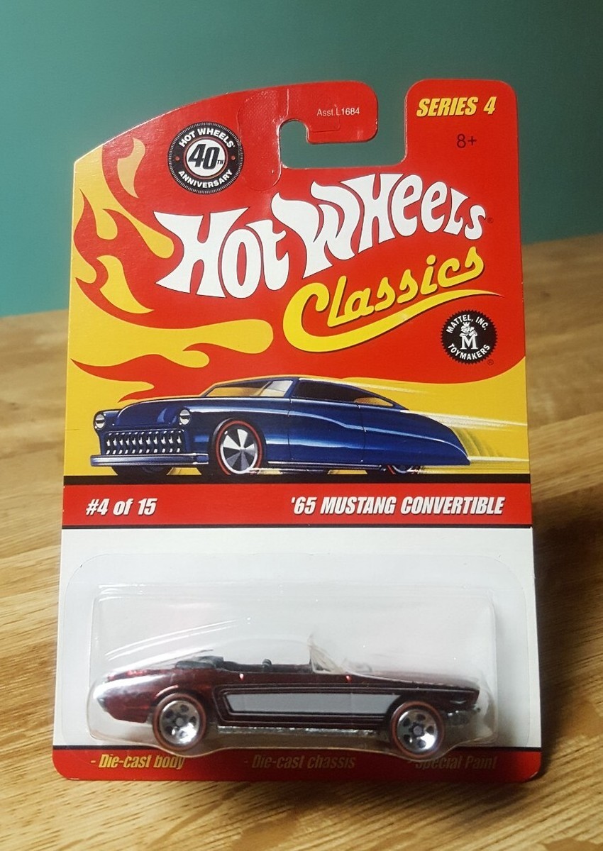 ミニカー Hot Wheels 40th Anniversary Hot Wheels 40th Anniversary Classics '65 Ford Mustang Chrome Red