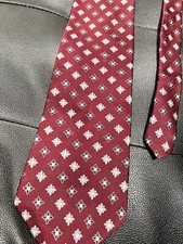 2 Nautica Necktie Red Dotted Silk Men's Ties And Blue Classic Neck Tie Designer