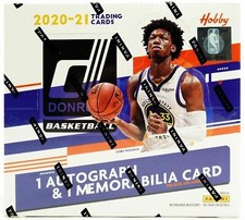 2020-21 PANINI DONRUSS BASKETBALL HOBBY BOX NEW FACTORY SEALED