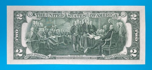 February 1, 1935 / 2 January 1935 L 00211935 B BIRTHDAY Note $2 Two Dollar Bill - Picture 3 of 3