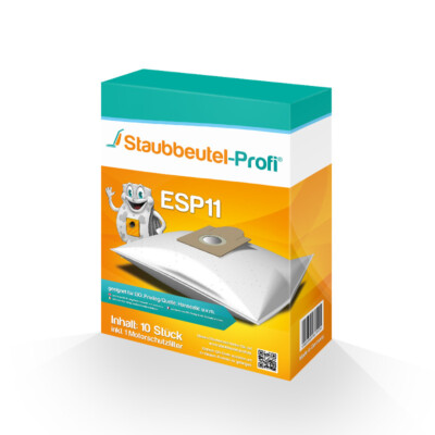 10 Staubsaugerbeutel ESP11 passend für EIO Pro Nature Eco+